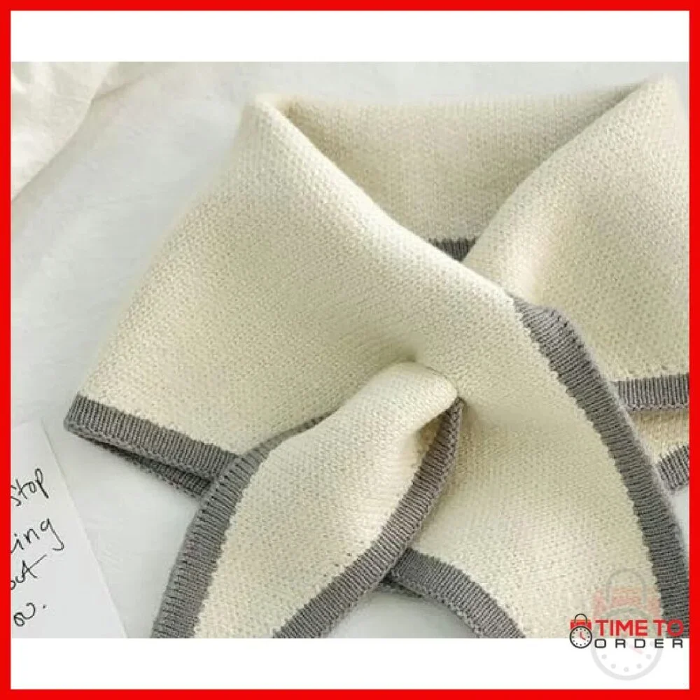 Soft Knit Triangle Scarf Shawl Wrap for Women Warm Winter Accessory - Picture 8 of 8